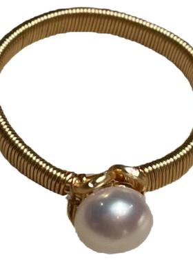 法式温柔叠戴天然迷你淡水珍珠