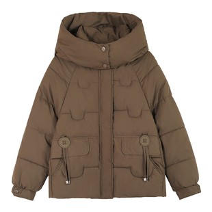 短款羽绒棉衣棉服女士2026年冬季新款爆款小个子妈妈加厚棉袄外套