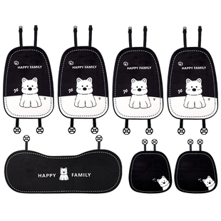 汽车坐垫冬季四季通用卡通可爱高西地女生车座椅套车载座垫夏季