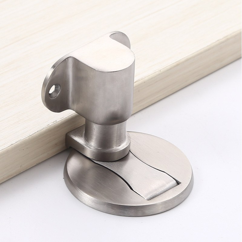 304不锈钢可调地吸卧室木门免打孔防风门碰可调节门阻门吸