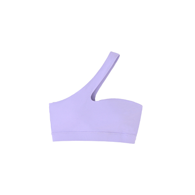 PHYTNESS 单肩瑜伽上衣瑜伽健身内衣美背带胸垫