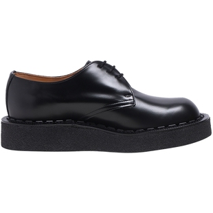 IT CDG COMME des GARÇONS GIRL女装厚底系带单鞋皮鞋复古学院风