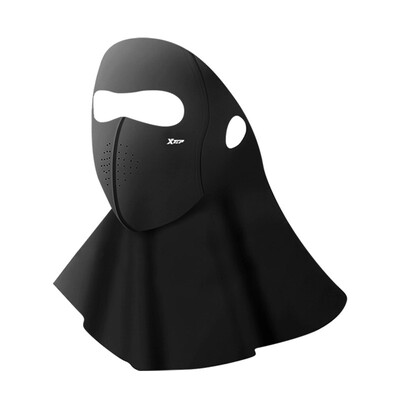 特步防晒面罩护颈女轻薄遮脖子夏