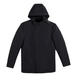 GORNIA/格罗尼雅男尼克服优质羊毛混纺内胆水貂毛皮温暖商务大衣
