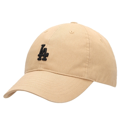 正品百搭帽子MLBLA小标软顶