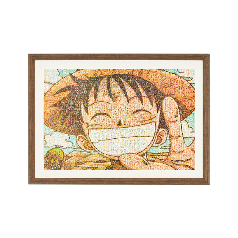 实木拼图框1000片50×75 500片2000片装裱画框大相框挂墙外框定制