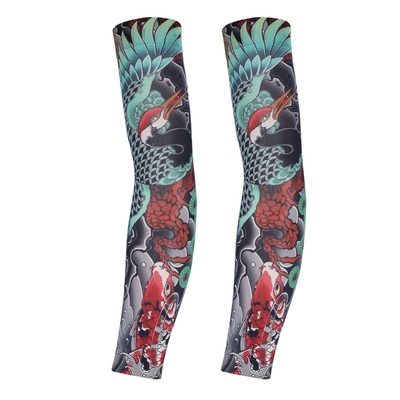 夏季男士冰丝防晒纹身袖套