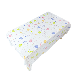 新年派对一次性桌布幼儿园小学教室装饰儿童生日布置元旦红色台布