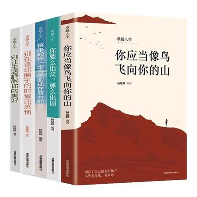 卓越人生全5册你应当像鸟儿飞向你的山你要么出众要么出局