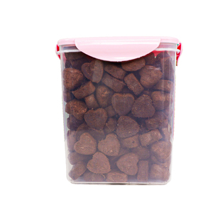 宠物零食冻干心形兔血块狗狗猫咪补充营养血红蛋白冻干猫零食桶