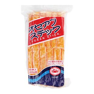 寿司料理日料寿司蟹肉棒 纪文蟹柳鱼柳即食500g 进口大崎蟹足棒柳