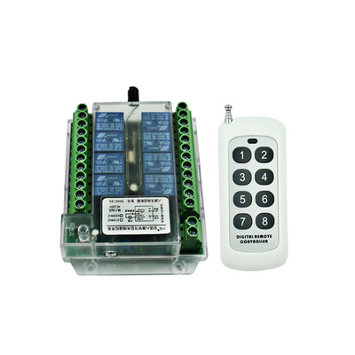 沙狐八路多功能接收展厅遥控开关