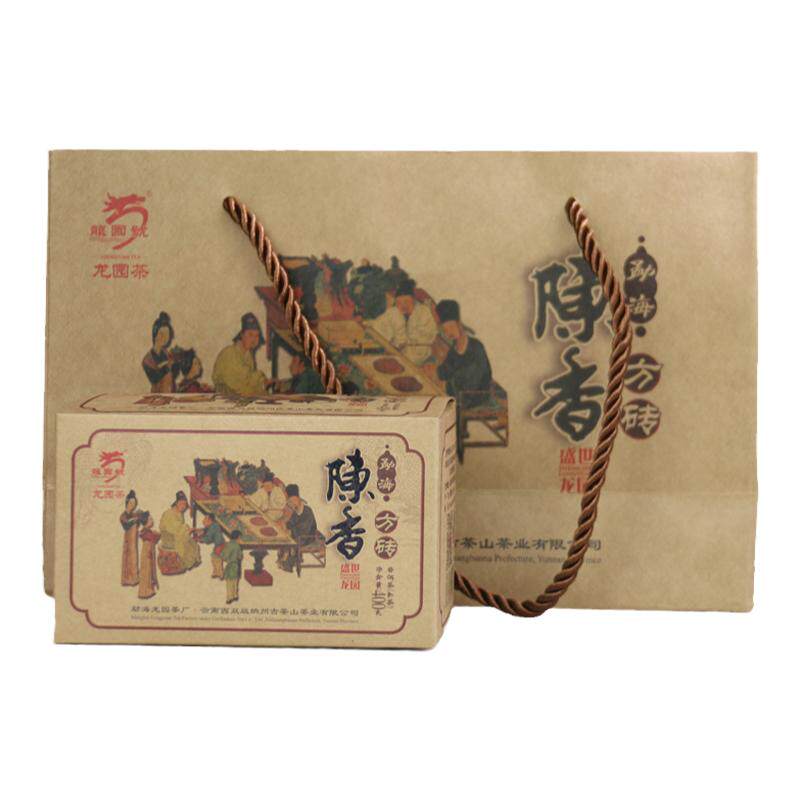 龙园号普洱茶熟茶陈香400g小沱茶