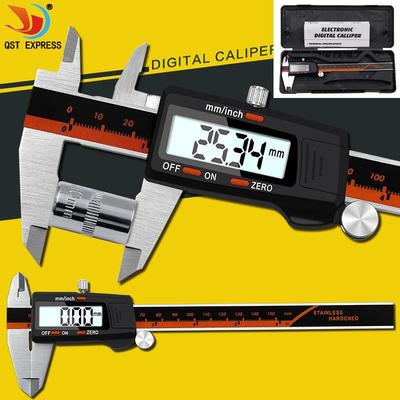 塑料表头数显卡尺数显高精度不锈钢尺电子0-150mm游标卡尺身