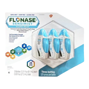 美国直邮Flonase鼻炎喷剂鼻敏感季节性喷雾缓解喷剂120喷过敏鼻炎