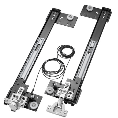 隐藏式蝴蝶门回旋门轨道