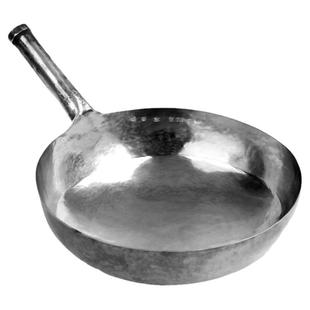 炒菜锅章丘手工锻打铁锅传统平底锅家用无涂层不粘锅老式铁炒勺