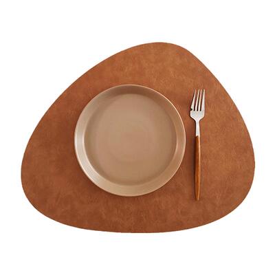 皮革餐垫北欧风防水防油可定制