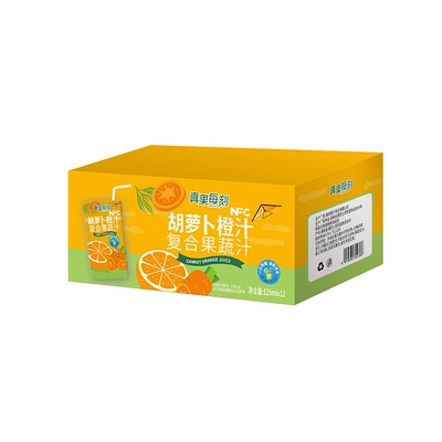 真果每刻125ml*12宝宝辅食果蔬汁