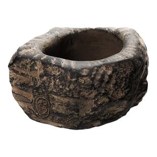 尔立中国风仿复古祥云瓦花盆器当菖蒲米竹异形艺术烟灰缸禅意造景