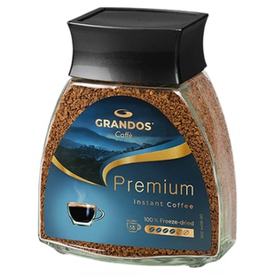 德国进口格兰特黑咖啡无蔗糖0脂特浓冻干速溶咖啡粉100g2瓶装正品