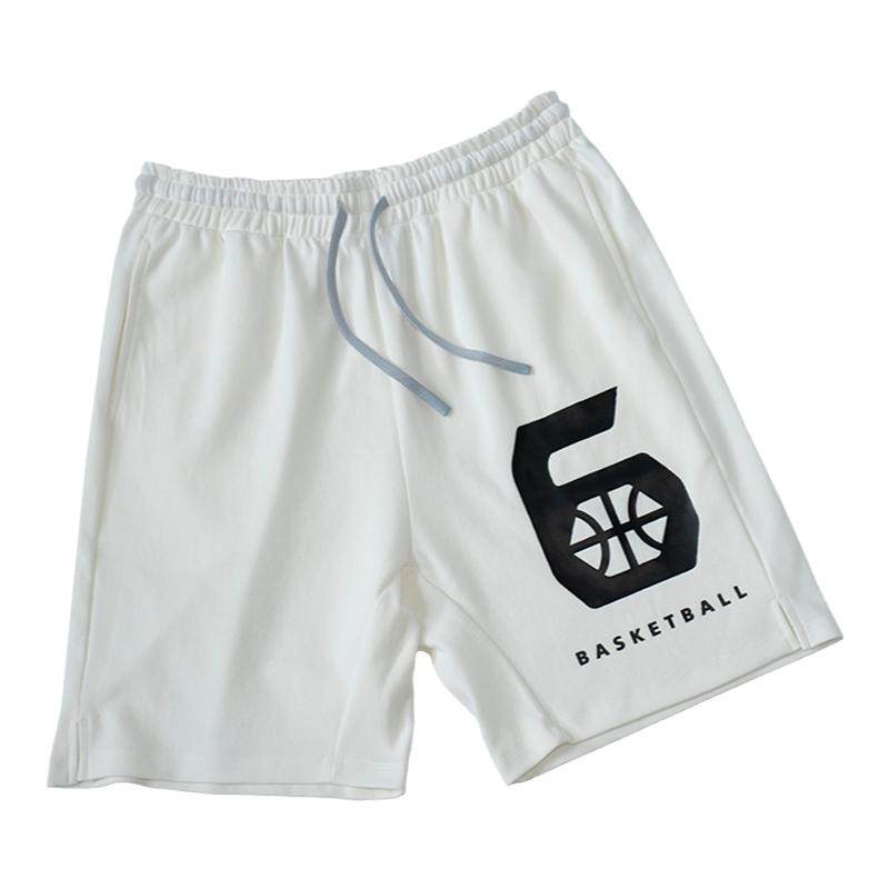 【第六区】BASKETBALL篮球系列高品质纯棉美式运动短裤休闲五分裤