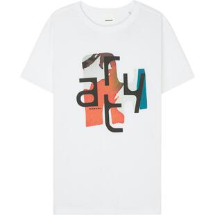 【秒杀】Isabel Marant 春夏男印花棉质平纹布T恤
