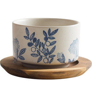 泥可尔咖啡杯高温釉下彩青花陶瓷猪口杯日式复古拿铁拉花专用杯子