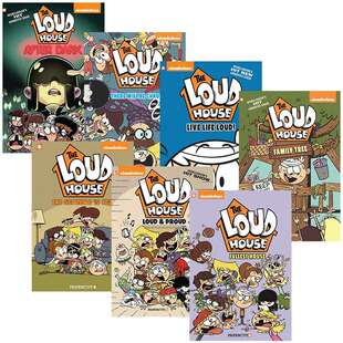 喧闹一家亲7册套装 英文原版 The Loud House 英文版 儿童全彩漫画绘本故事读物 中小学课外阅读 进口原版英语书籍