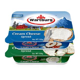 【下拉详情页钜惠】沃特堡涂抹进口原制原味蒜香奶酪早餐芝士干酪