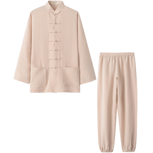 冬天加厚亚麻武当太极服冬季保暖太极拳练功服装饰冬款式武术晨练