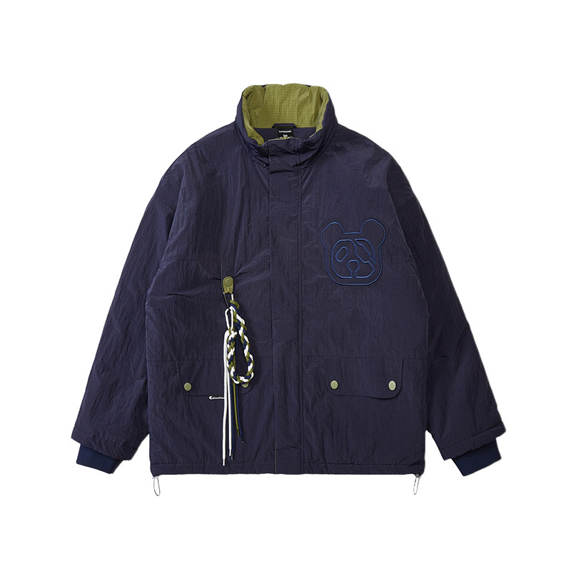 韦恩泽维尔加厚冬季撞色棉服大码