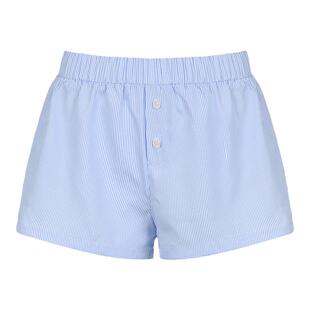 WEEKEEP【蓝色之恋】氛围感小众设计休闲低腰短裤居家可外穿裤子