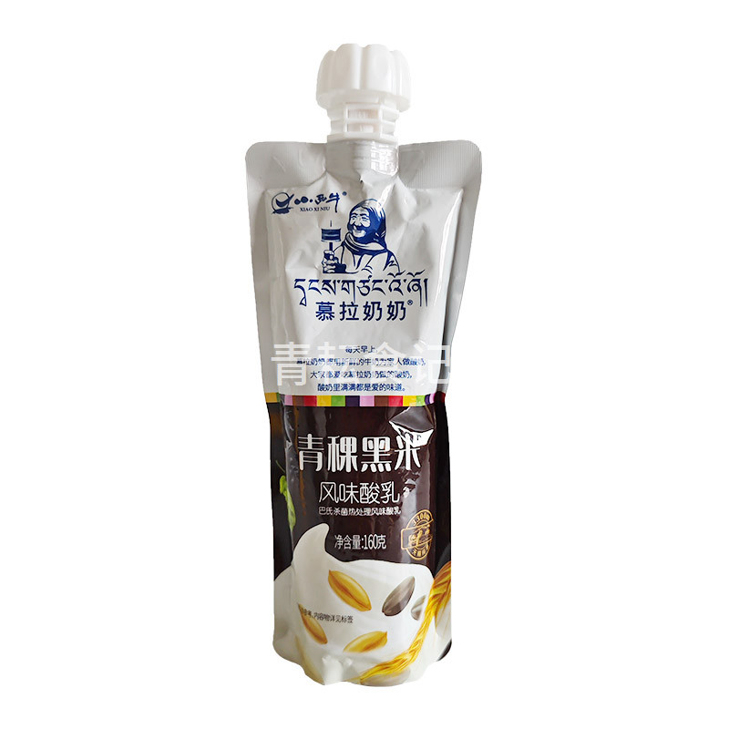 青海小西牛慕拉奶奶风味酸乳160g袋装青稞黑米凤梨燕麦青盐芝士味