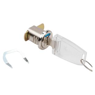 高档铁皮文件柜抽屉锁三连锁联动锁储物柜更衣柜锁带开关显示钥匙