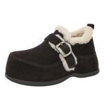 MILLIE'S/妙丽毛绒全包勃肯鞋女鞋冬季厚底加绒保暖休闲外穿棉鞋