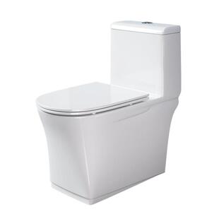 帝王洁具普通马桶虹吸式抽水坐便器家用卫生间防臭防溅水大冲力