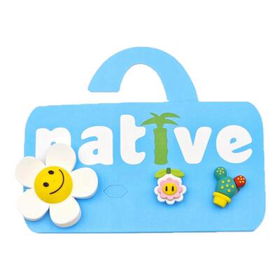 native太阳鞋花雏菊鞋扣鞋子装饰