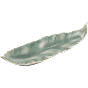 越窑青瓷香插家用室内香插香座檀香线香底座陶瓷托盘茶室禅意摆件