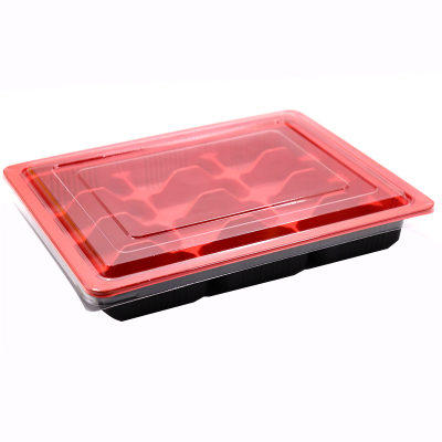 一次性速冻外卖专用1820格饺子盒