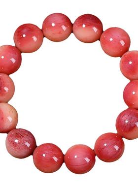 天然满血骆驼骨手串保真老料骨头珠佛珠手链藏传念珠蝌蚪纹男女款