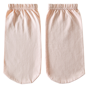 纯棉专用睡眠袜男女款腿套宽松月子袜套老年人儿童保暖防寒长袜子