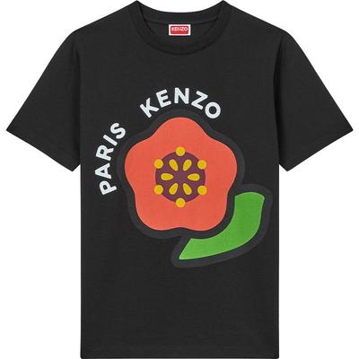 【双11特惠】KENZO 25春夏新品 女士宽松版型圆领短袖T恤衫