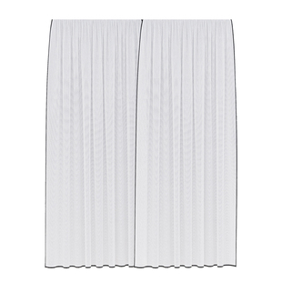 扶风纱窗帘纱帘2025新款透光不透人客厅阳台中古风亚麻纱布高级感