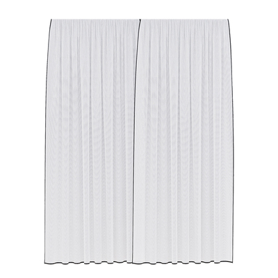 扶风纱窗帘纱帘2025新款透光不透人客厅阳台中古风亚麻纱布高级感