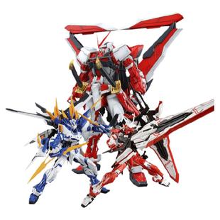 万代 拼装模型 MG 高达SEED 红色迷惘改 蓝色异端D型 逆红异端