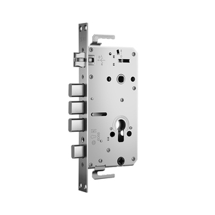 玥玛304不锈钢防盗门锁体机械双活双快大门静音指纹锁电子锁体