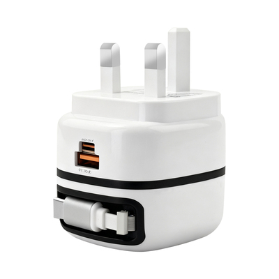 港版65W伸缩线PD快充充电插头