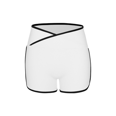 RESHAPE/重塑之路 V腰捆边复古显臀高腰运动紧身短裤Sprout