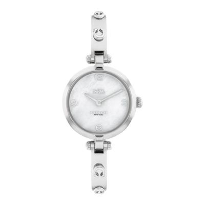 蔻驰马车标手镯钢带石英腕表女表